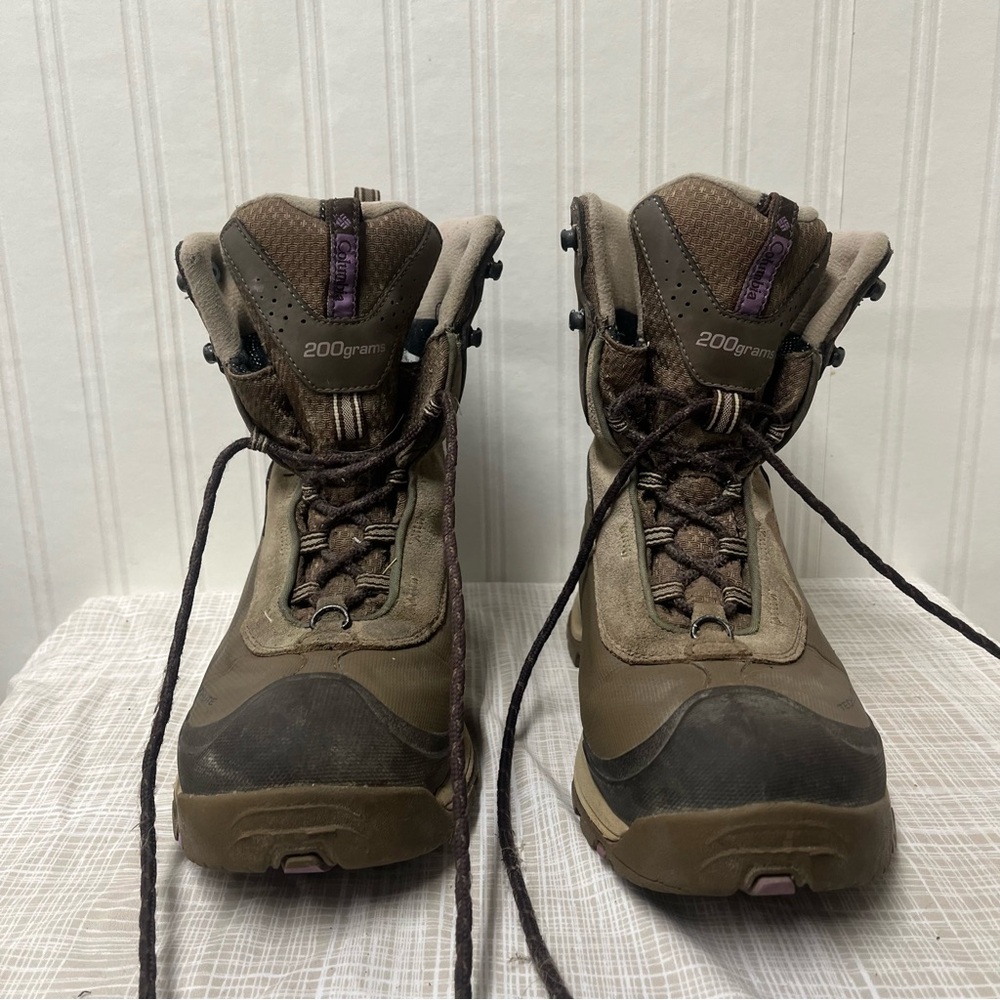 Columbia Omni Light Waterproof Brown and Tan Winter Boots
